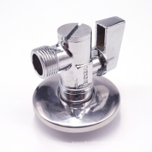Chrome brass angle valve with filter
